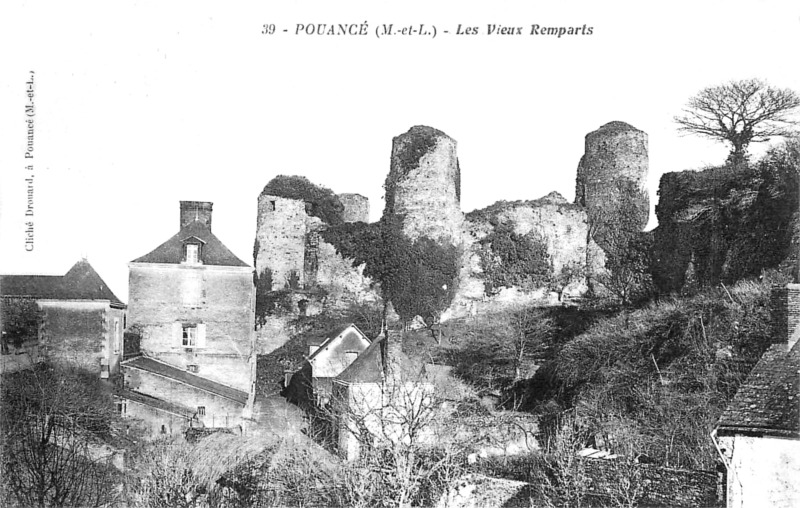 Le chteau de Pouanc (Anjou).