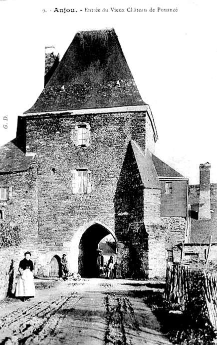 Le chteau de Pouanc (Anjou).