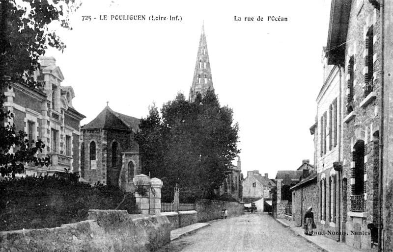 Ville du Pouliguen (anciennement en Bretagne).