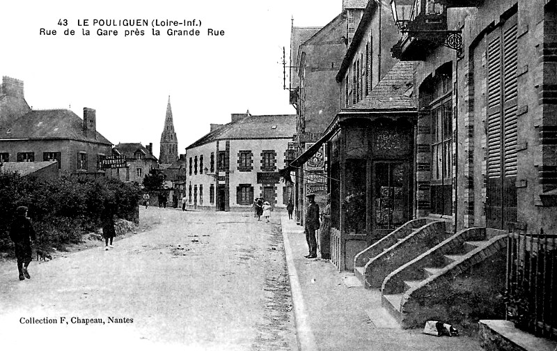 Ville du Pouliguen (anciennement en Bretagne).