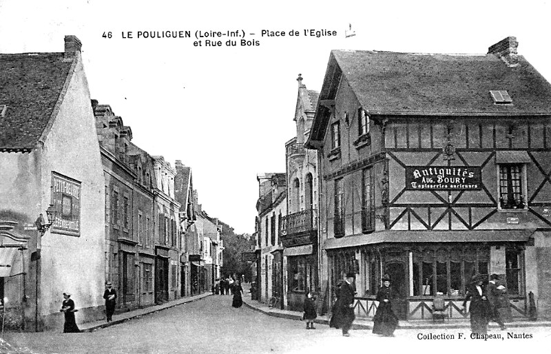 Ville du Pouliguen (anciennement en Bretagne).