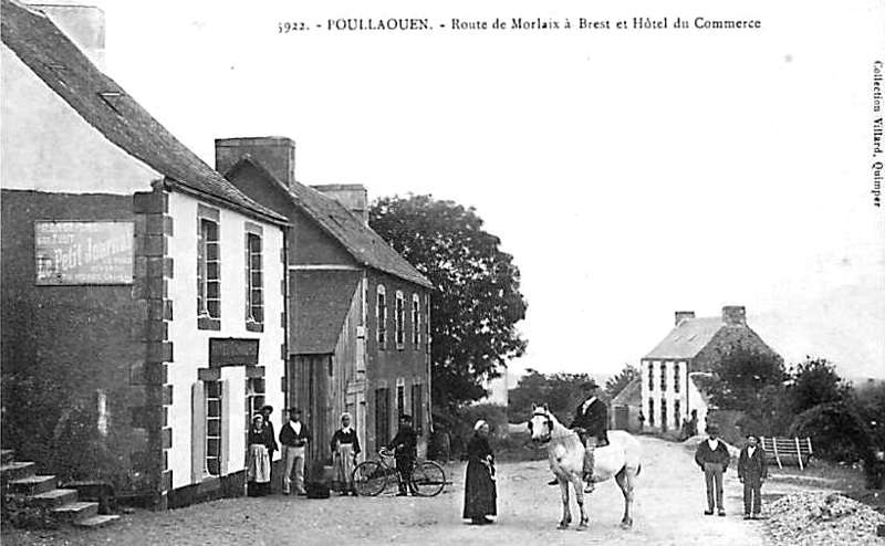 Ville de Poullaouen (Bretagne).