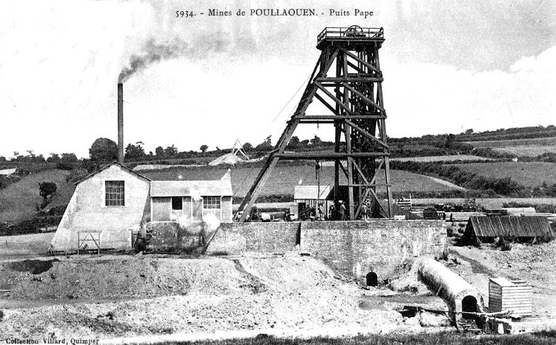 Mines de Poullaouen (Bretagne).
