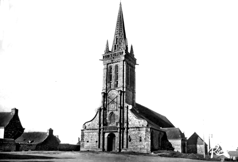 Eglise de Poullaouen (Bretagne).