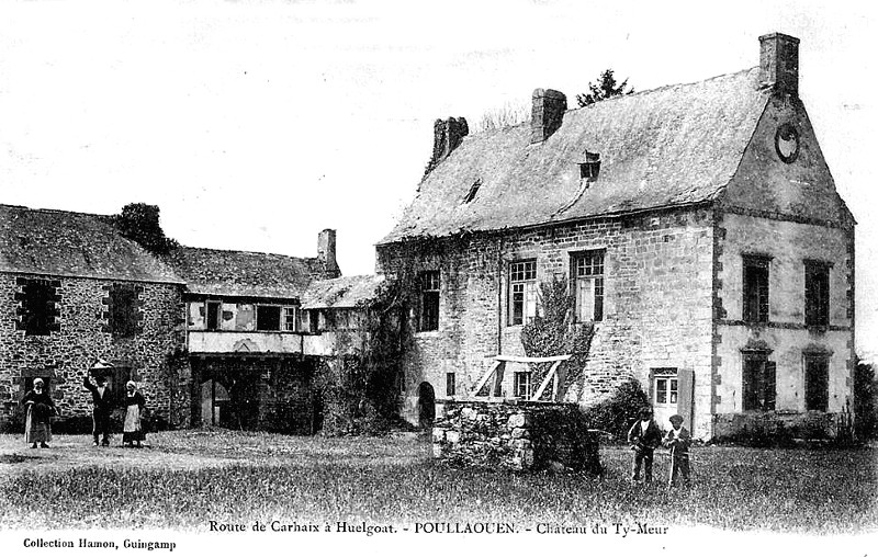 Ville de Poullaouen (Bretagne).