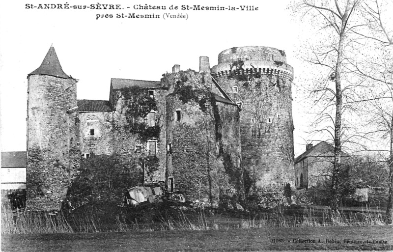 Le chteau de Saint-Mesmin (Vende).