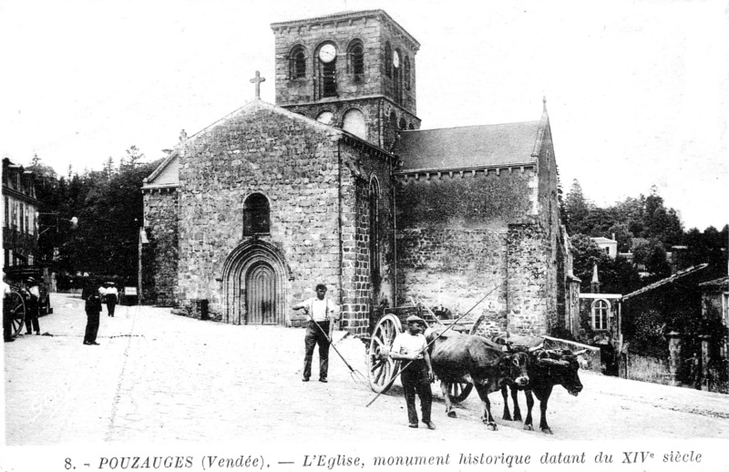 L'glise de Pouzauges (Vende).