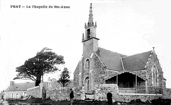 Prat (Bretagne) : chapelle de Sainte-Anne