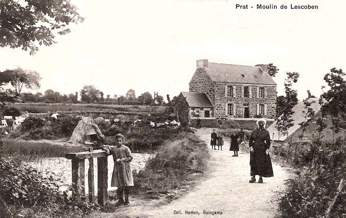 Prat (Bretagne) : moulin