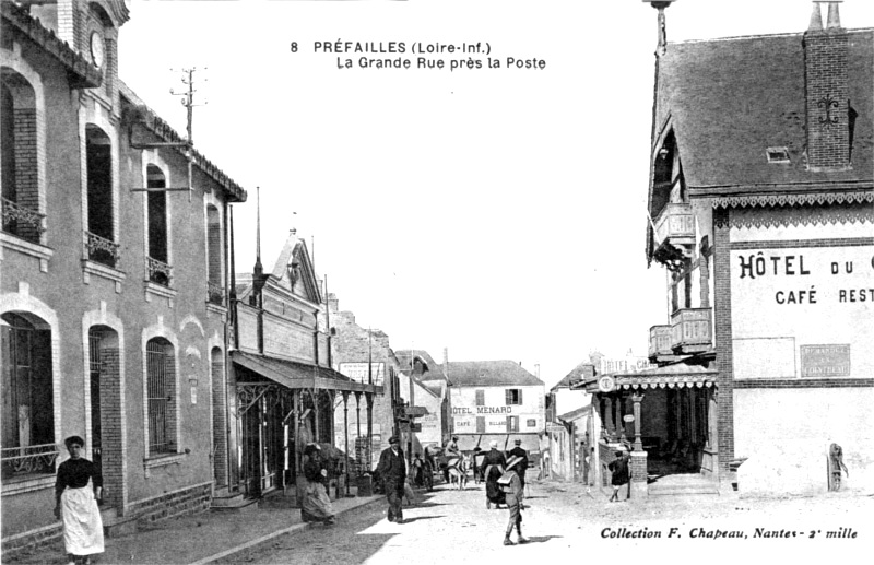 Ville de Préfailles (anciennement en Bretagne).