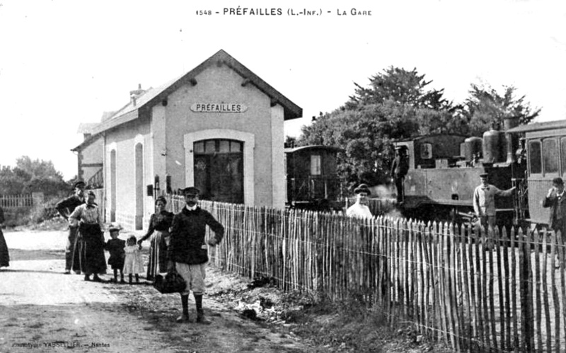 Gare de Préfailles (anciennement en Bretagne).