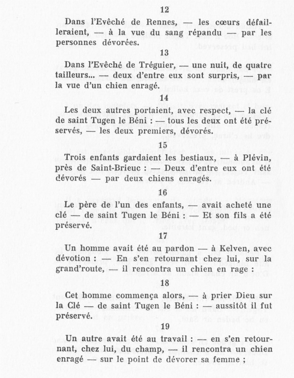 Primelin (Bretagne) : cantique de Saint-Tujan (partie 3).