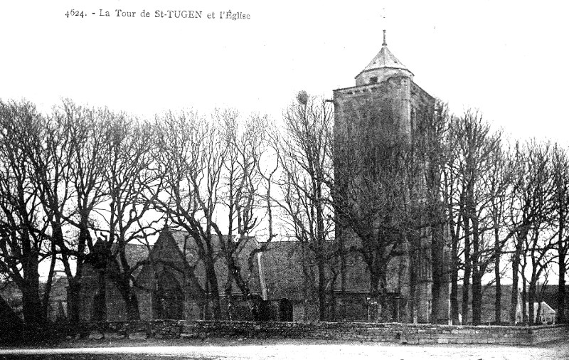 Chapelle de Saint-Tugen ou Saint-Tujan en Primelin (Bretagne).