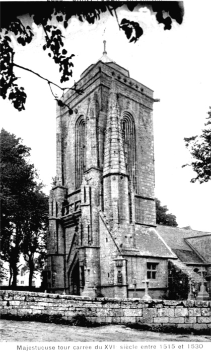 Eglise de Saint-Tugen à Primelin (Bretagne).