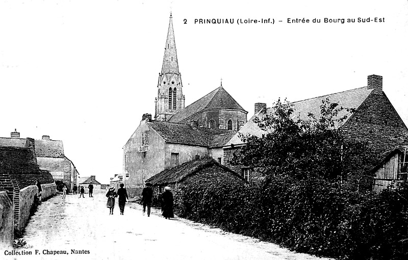 Ville de Prinquiau (anciennement en Bretagne).