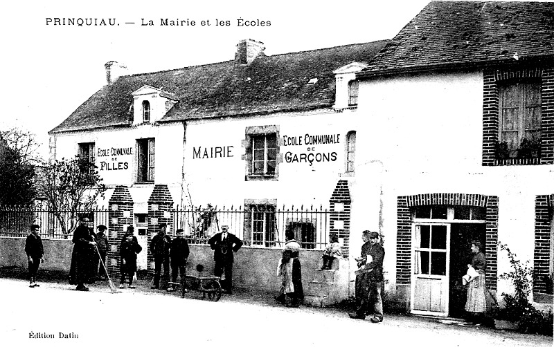 Ville de Prinquiau (anciennement en Bretagne).