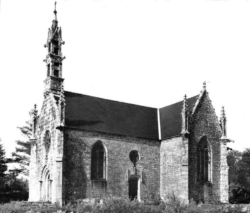 Chapelle Saint-Yves de Priziac (Bretagne).