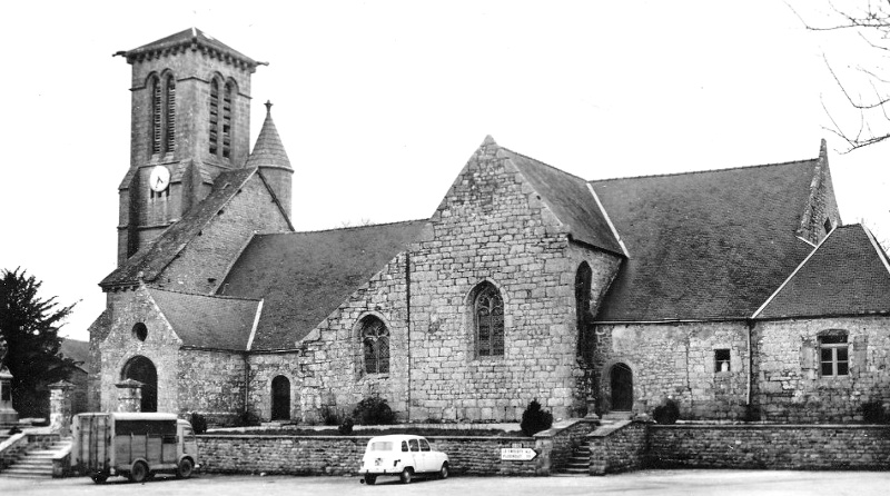 Eglise de Priziac (Bretagne).