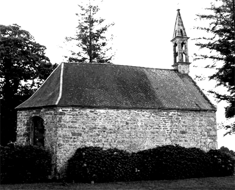 Chapelle Saint-Gunol de Priziac (Bretagne).