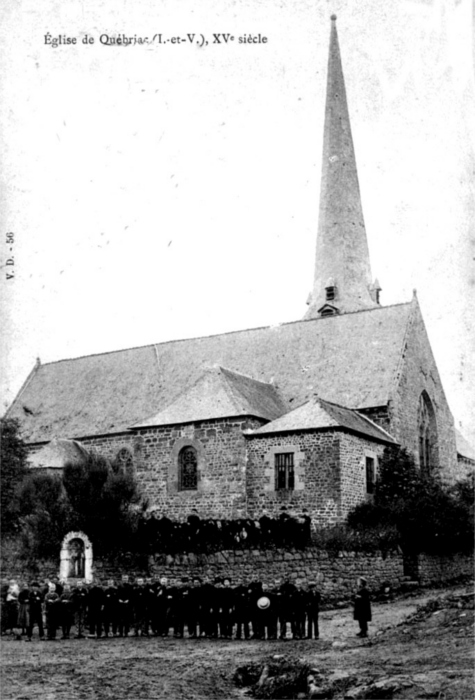 Eglise de Qubriac (Bretagne).