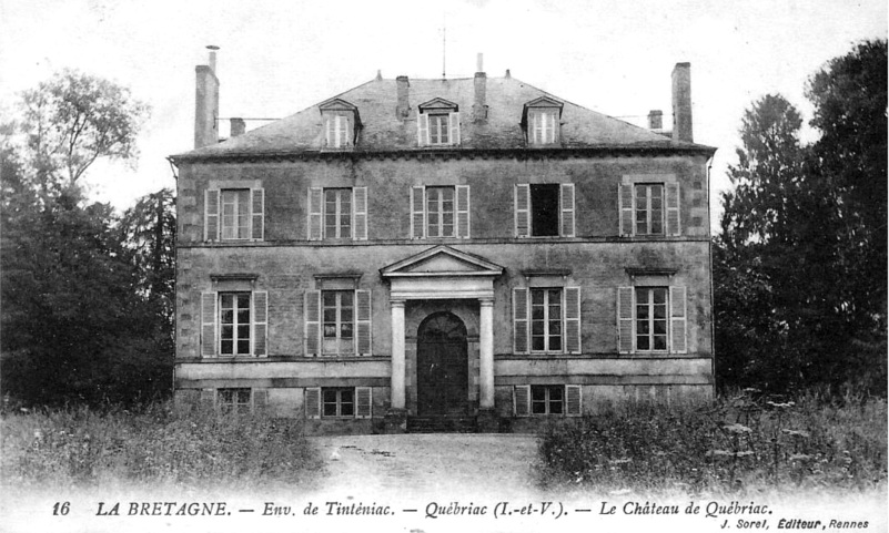 Chteau de Qubriac (Bretagne).