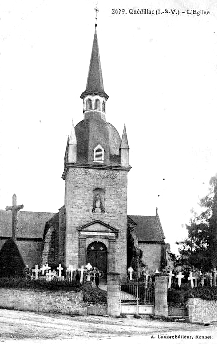 Eglise de Qudillac (Bretagne).