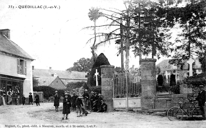 Ville de Qudillac (Bretagne).