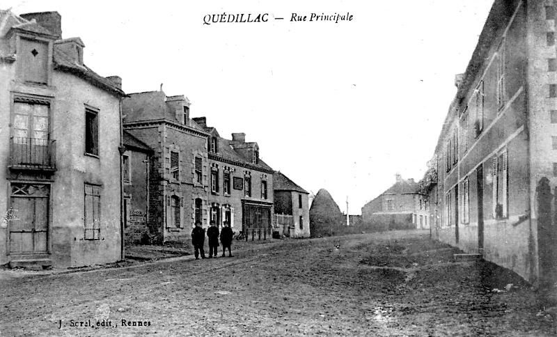 Ville de Qudillac (Bretagne).