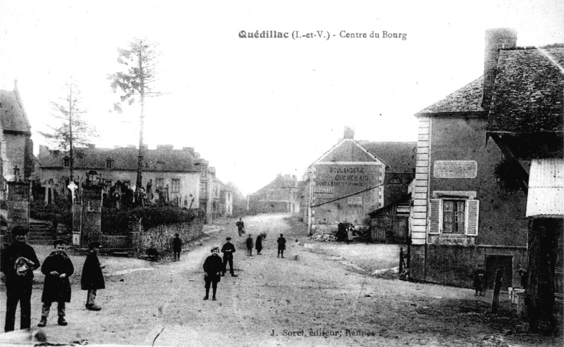 Ville de Qudillac (Bretagne).