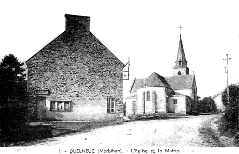 Eglise de Quelneuc (Bretagne).