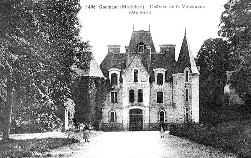 Chteau de Villequeno  Quelneuc (Bretagne).