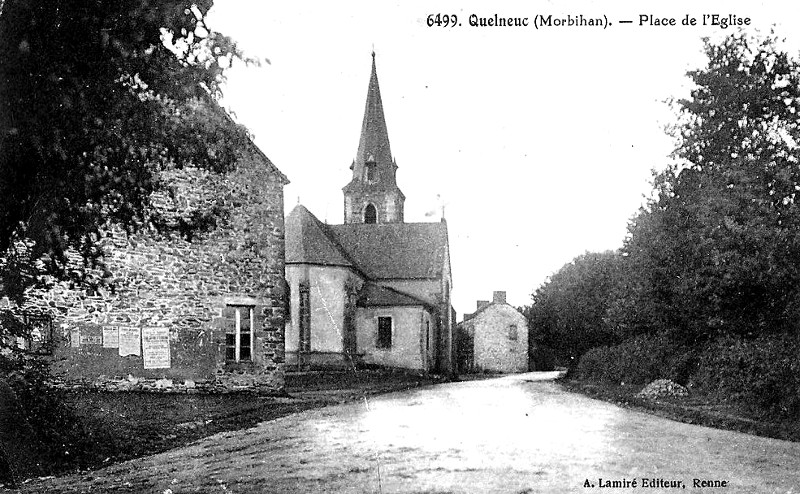 Ville de Quelneuc (Bretagne).