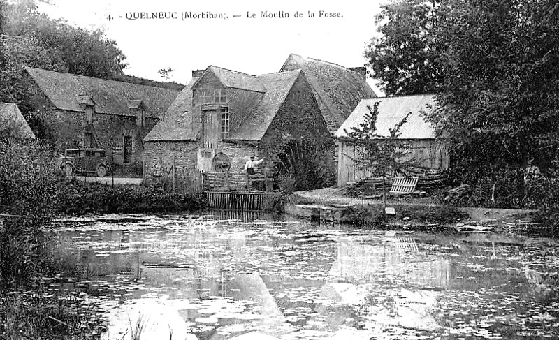 Moulin de la Fosse  Quelneuc (Bretagne).