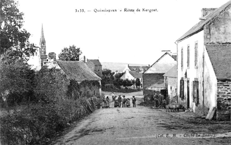 Ville de Qumnven (Bretagne).