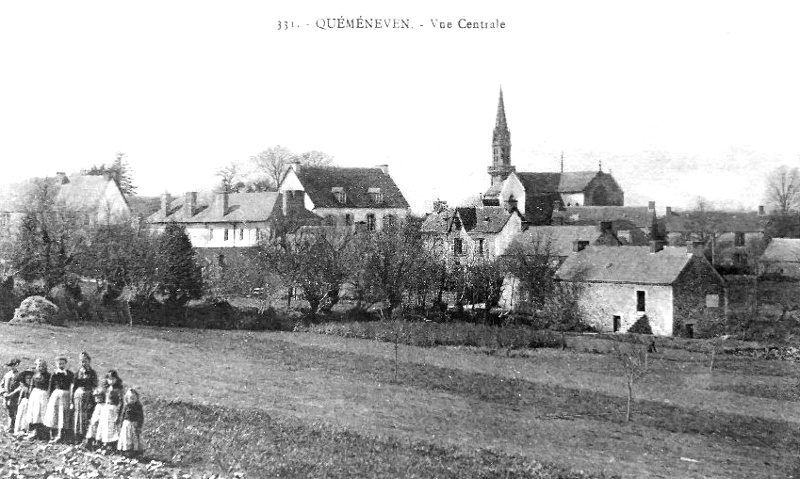 Ville de Qumnven (Bretagne).