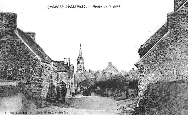 Ville de Quemper-Guezennec (Bretagne).
