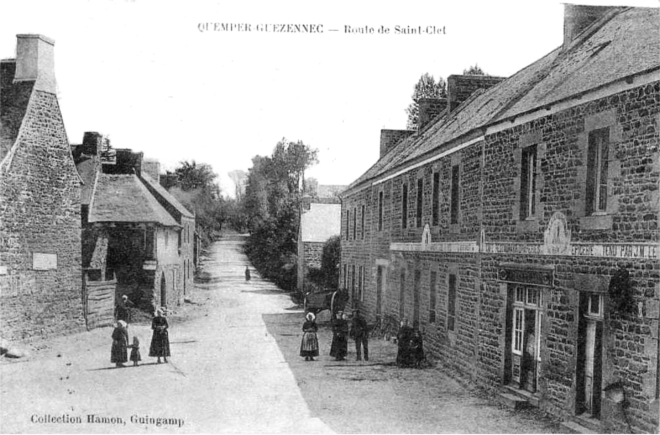 Ville de Quemper-Guezennec (Bretagne).