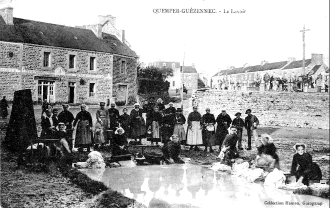 Lavoir de Quemper-Guezennec (Bretagne).