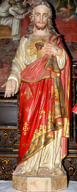 Statue de l'glise Saint-Herv de Quemperven (Bretagne)