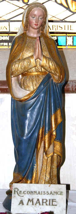 Statue de l'glise Saint-Herv de Quemperven (Bretagne)