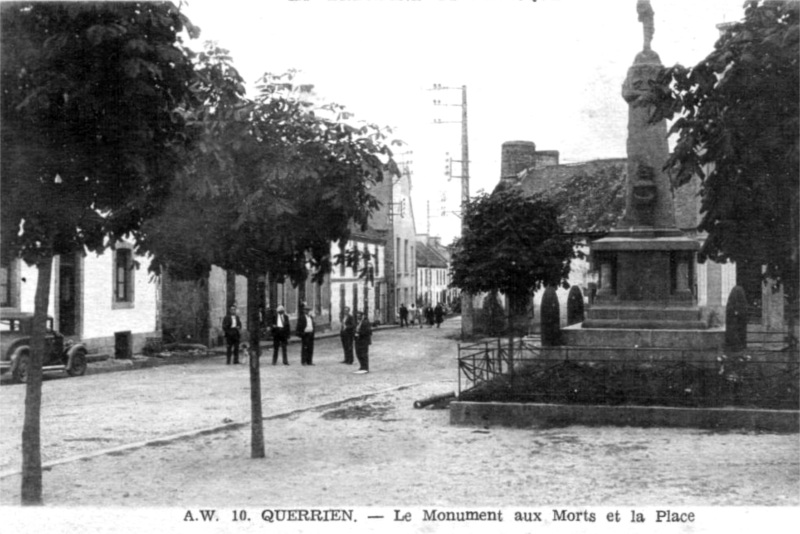 Ville de Querrien (Bretagne).