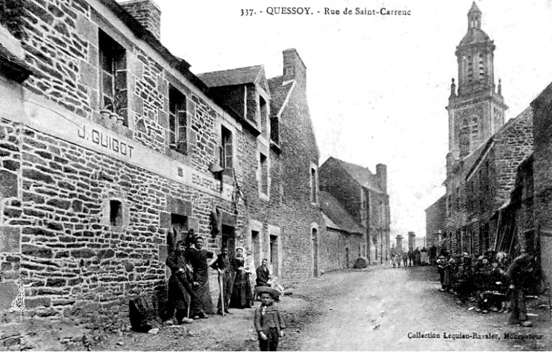 Ville de Quessoy (Bretagne).