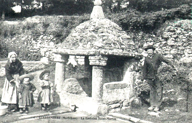 Fontaine de Questembert (Bretagne).