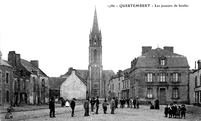 Ville de Questembert (Bretagne).