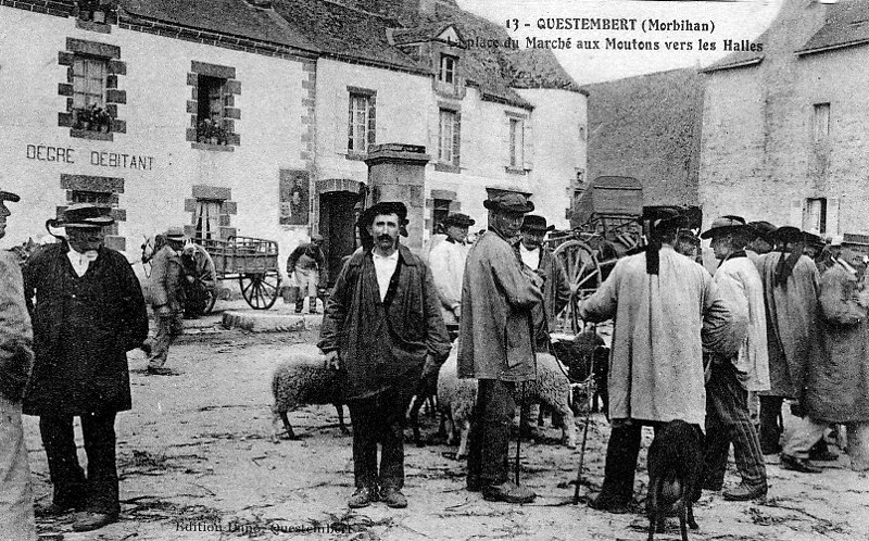 Ville de Questembert (Bretagne).