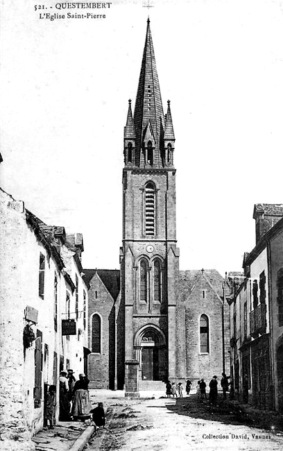 Eglise de Questembert (Bretagne).
