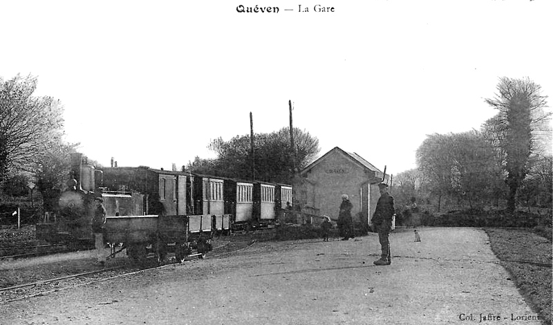 Gare de Quven (Bretagne).