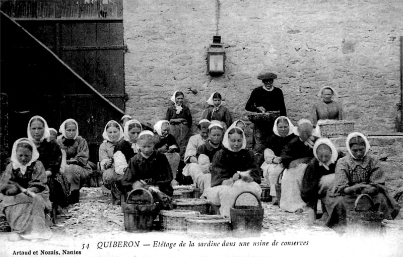 Ville de Quiberon (Bretagne).