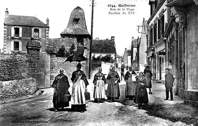 Ville de Quiberon (Bretagne).