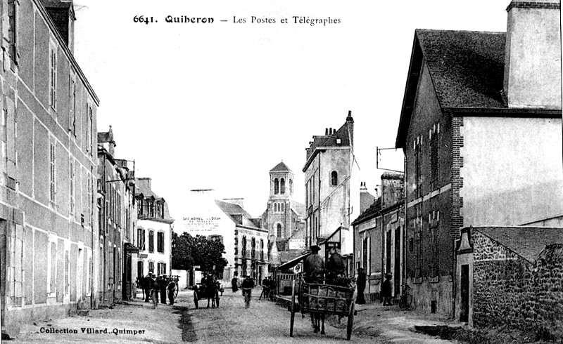 Ville de Quiberon (Bretagne).